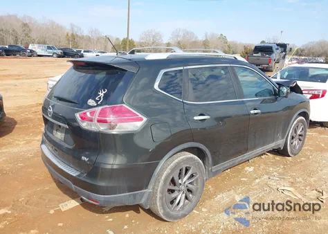 2016 Nissan Rogue Sv z USA, uszkodzony, nr VIN 5N1AT2MT6GC852112